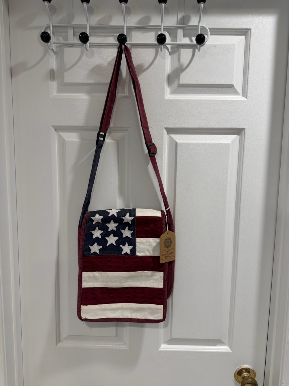 NWT American Flag Patchwork Crossbody Bag - The Royal Collection